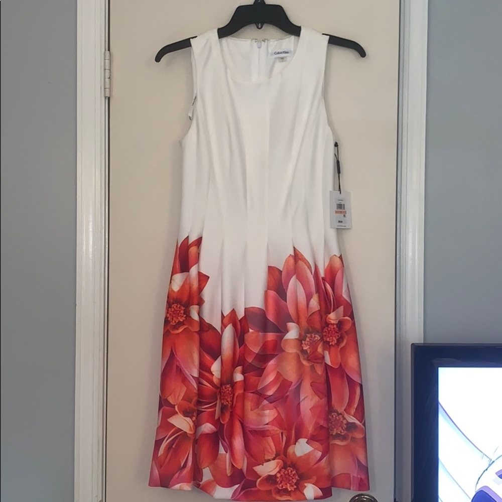 Calvin Klein floral dress